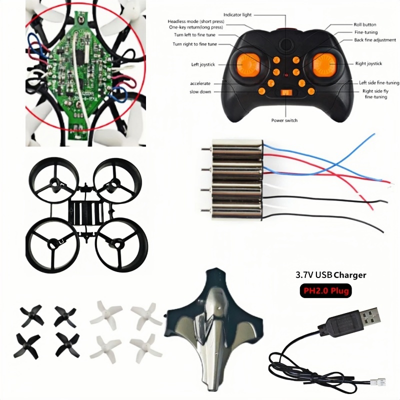 Komple DIY Drone Kiti 2.4G 6 E - Drone Power Bank incelemesi ve fiyatı