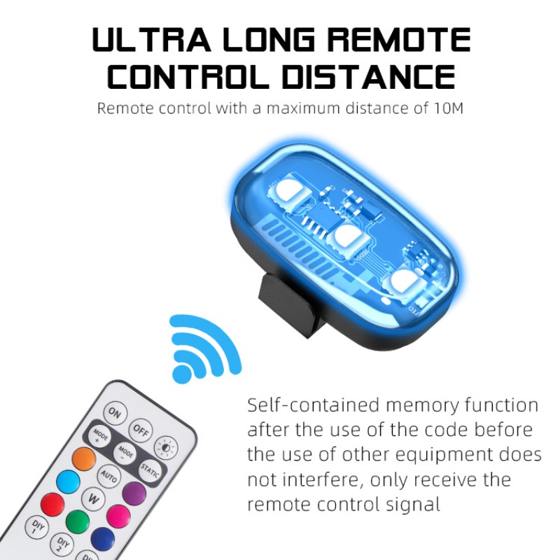Drone Motosiklet RGB LED Flaş  - Drone Beacon Light incelemesi ve fiyatı
