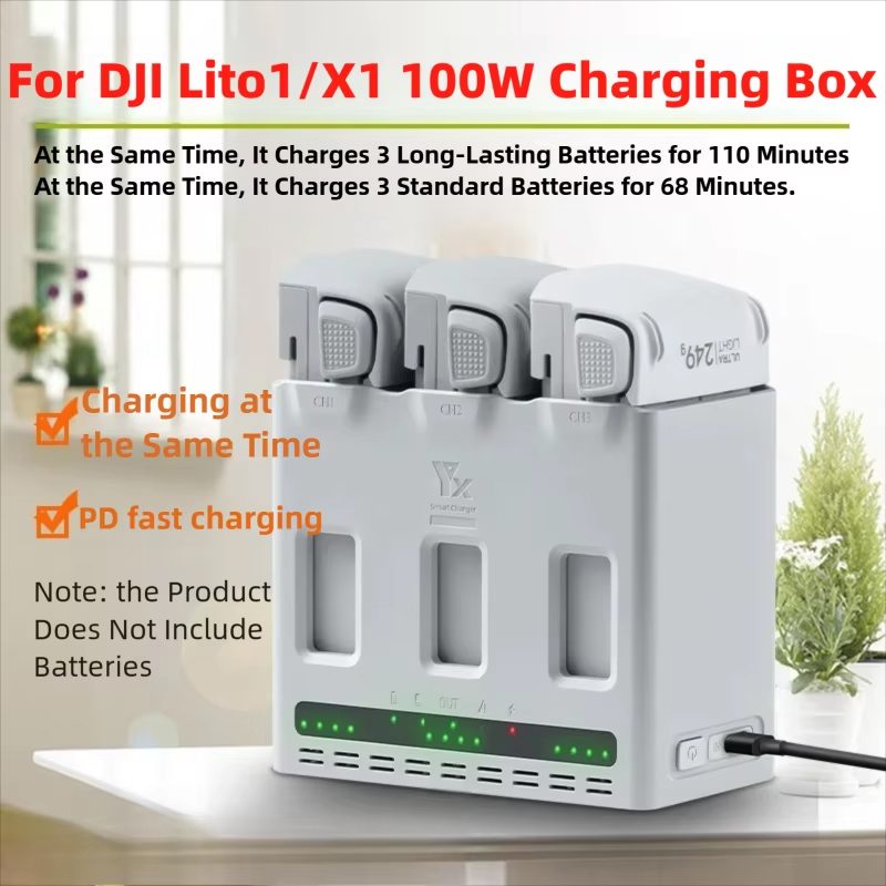 DJI LITO 1/X1 Drone Bataryası  - Drone Charging Hub incelemesi ve fiyatı