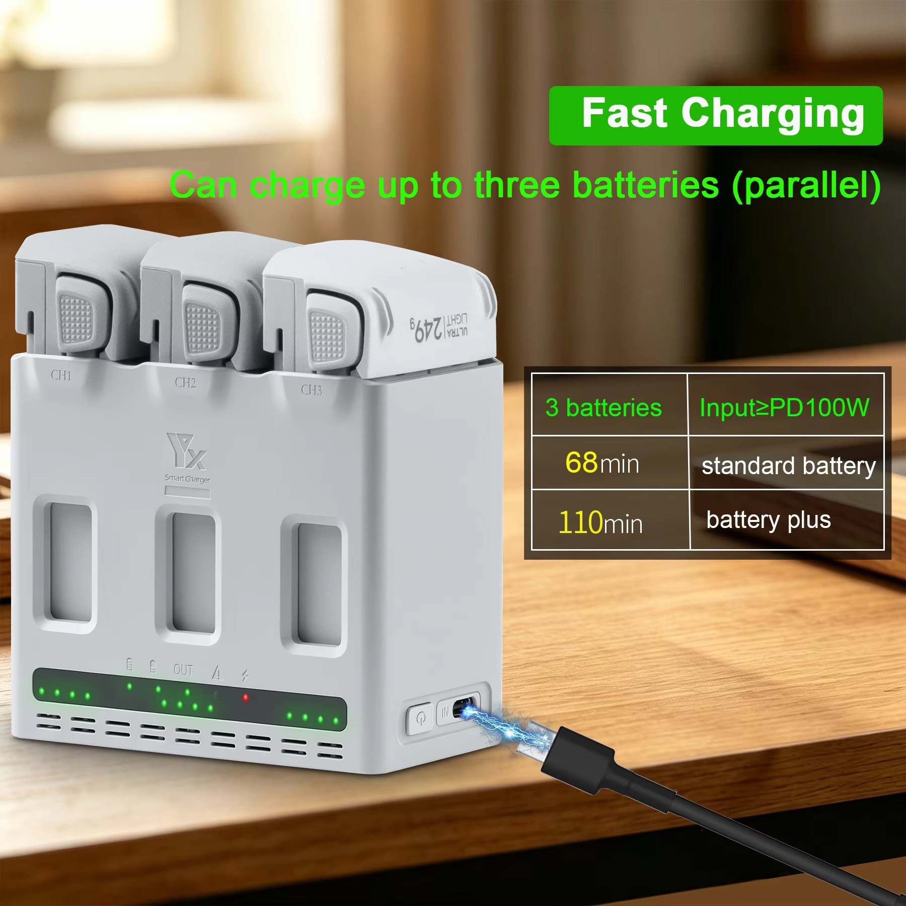 DJI LITO 1/X1 Drone Bataryası  - Drone Charging Hub incelemesi ve fiyatı